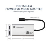 Thunderbolt 3 to Dual DP 1.2 Adapter