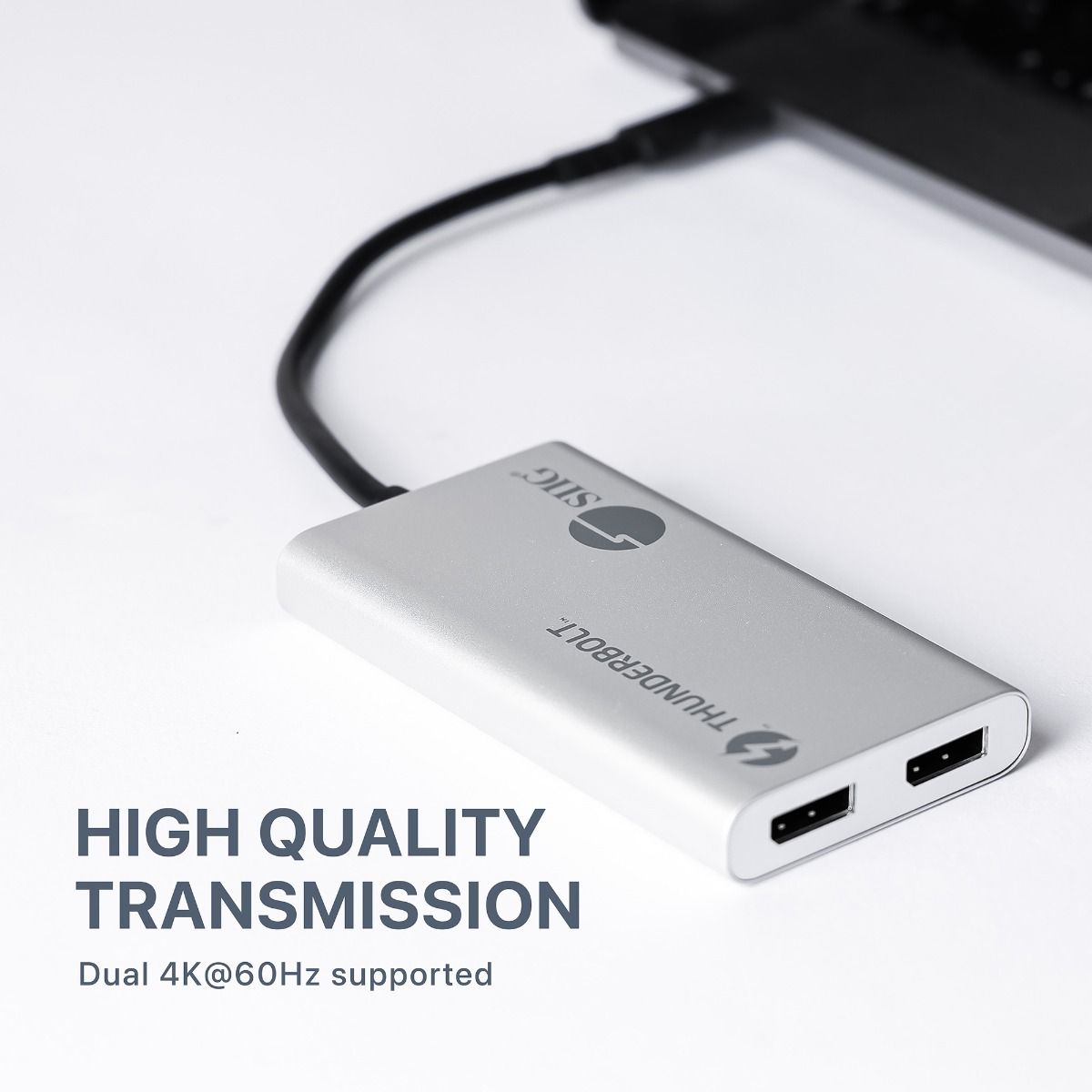 Thunderbolt 3 to Dual DP 1.2 Adapter