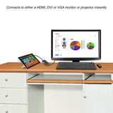 Mini DisplayPort to 4K HDMI/DVI/VGA 3-in-1 Adapter