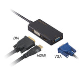 Mini DisplayPort to 4K HDMI/DVI/VGA 3-in-1 Adapter