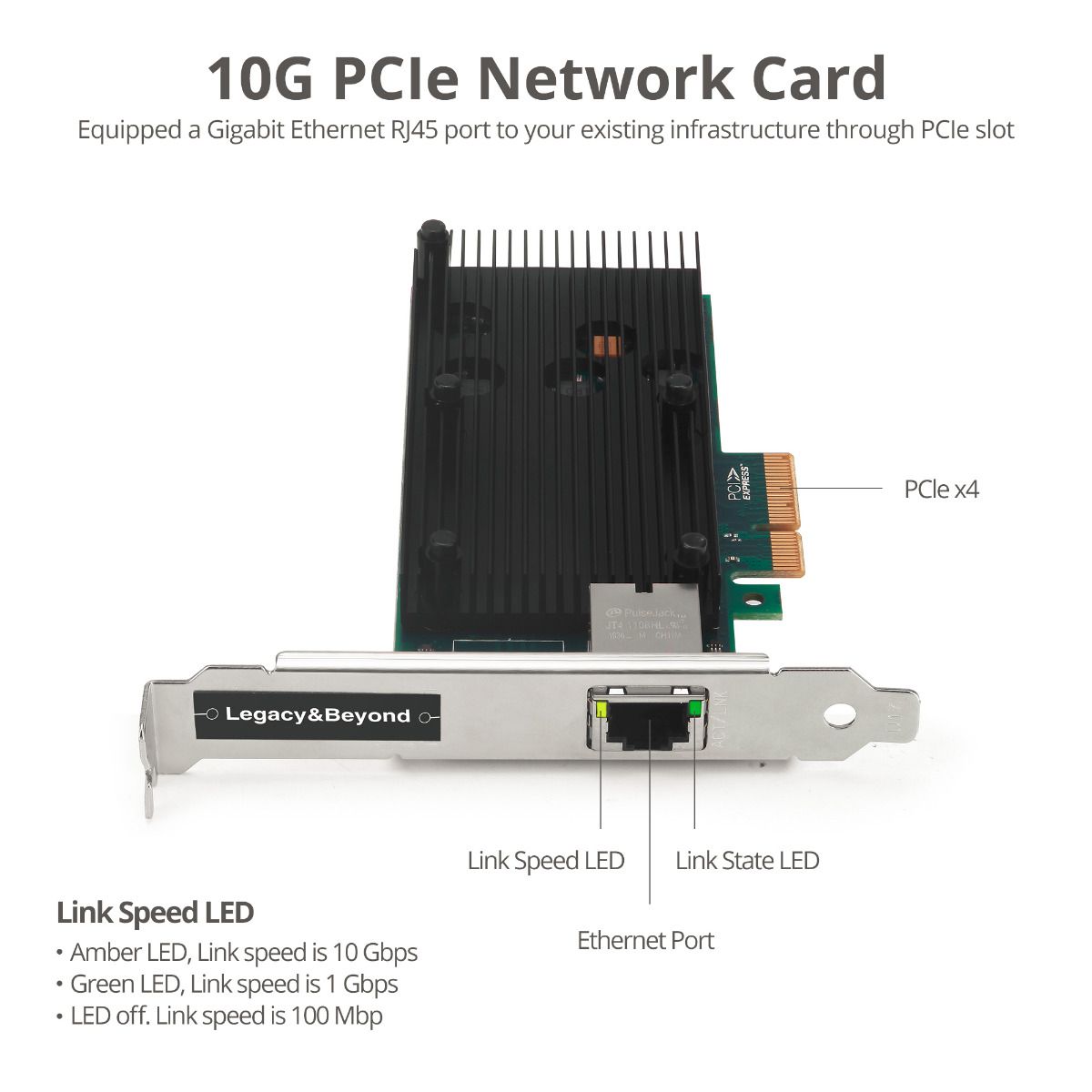 Single Port 10G Ethernet Network PCI Express