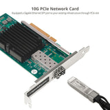 Single Port 10G SFP+ Ethernet Network PCI Express