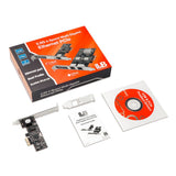 Single 2.5G 4-Speed Multi-Gigabit Ethernet PCIe Card