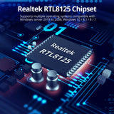 Dual 2.5G 4-Speed Multi-Gigabit Ethernet PCIe Card