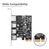 USB 3.0 3-Port Hub with LAN PCIe Host Card