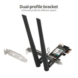 WiFi 6 Dual Band Ethernet PCIe Card - AX3000