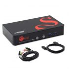 2-Port DisplayPort 1.2 Smart Console KVM Switch with USB 3.0 and Multi-Media Ports - 4K@60Hz 