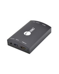 USB 3.0 HDMI Video Capture Device with 4K Loopout, for 4K60Hz in & 1080p capture, Audio Embedded/Extractor, TAA Compliant