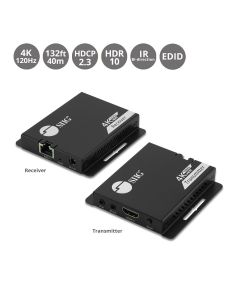4K120Hz HDMI Extender with IR - up to 132ft (40M) - EDID - Nearly zero latency