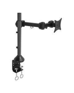 Articulating Monitor Desk Mount – 13” to 27” -Max Load 22 lbs - VESA Plate 75x75mm/100x100mm