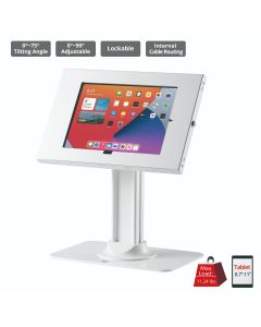 Security Lockable Countertop Kiosk Stand Holder for iPad