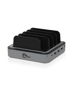 48W 4-Port USB with Type-C PD Laptop Charging Station 