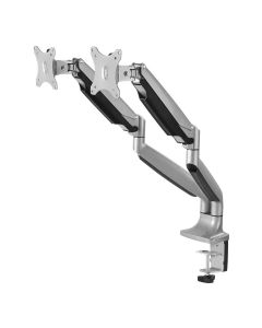 High Premium Aluminum Gas Spring Desk Mount - Dual Display