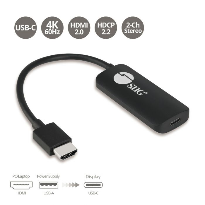 Convertidor Adaptador USB 3.1 USB-C Tipo C a HDMI 4K