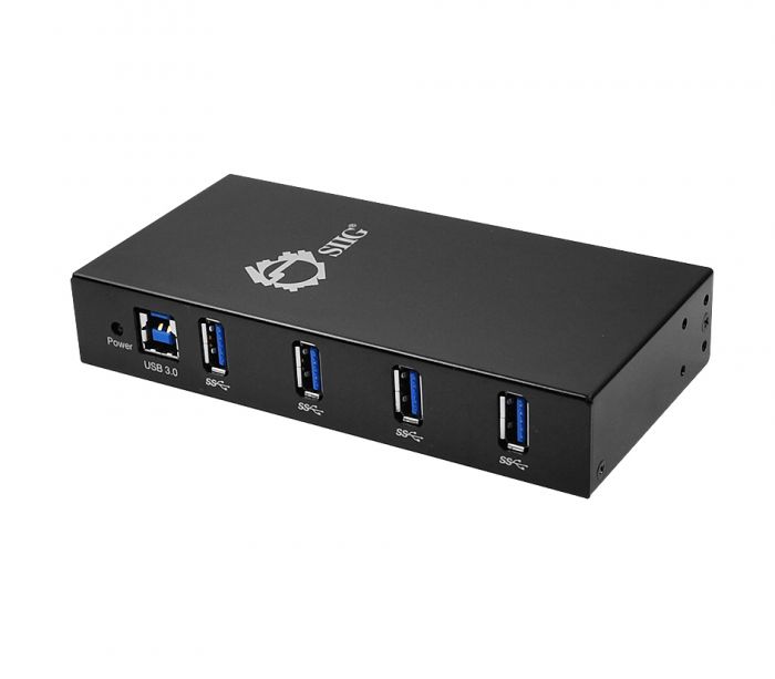 10-Port Industrial-Grade USB 3.0 Hub, 20 kV ESD, Metal