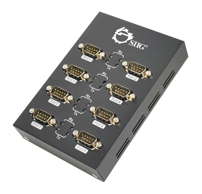 8-Port USB to RS-232 Serial Adapter Hub