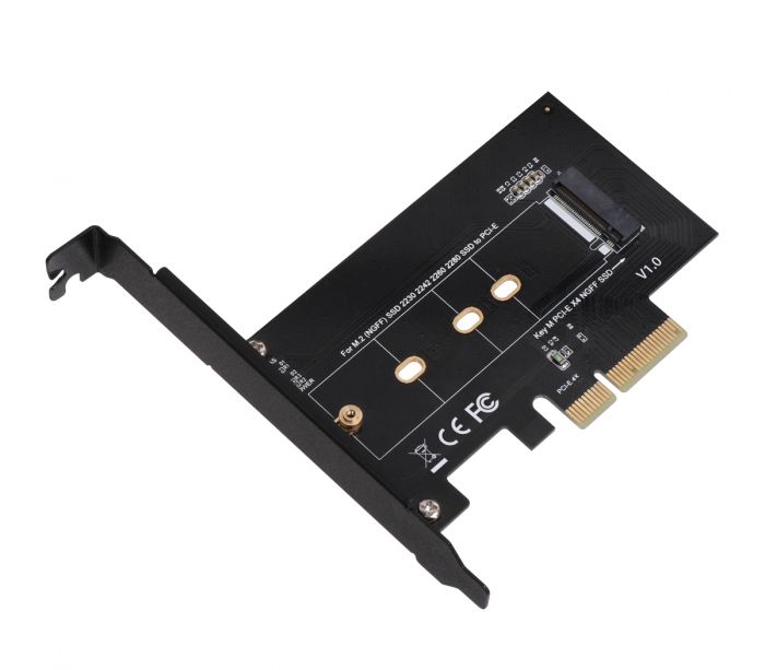 Adaptateur M.2 - x4 PCIe 3.0 NVMe - Low Profile et Full Profile